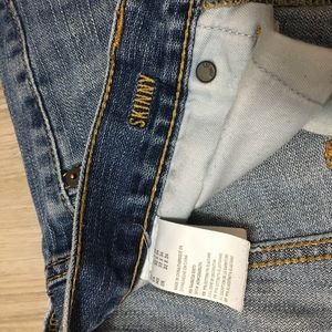 Men’s American Eagle Skinny 32X34 Core Flex Patched & Distressed Jeans